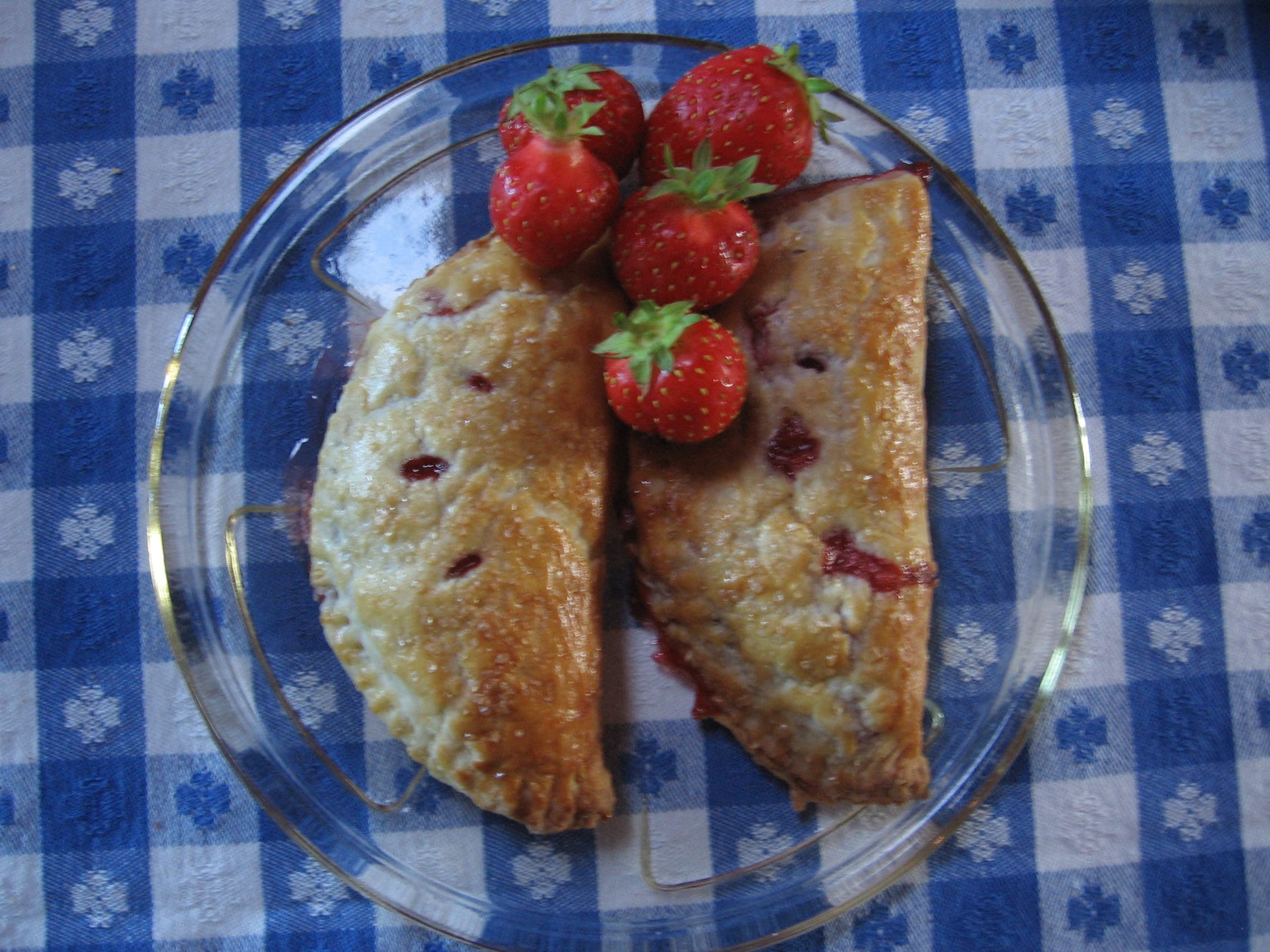 Strawberry hand pie made with Orcas Island strawberries