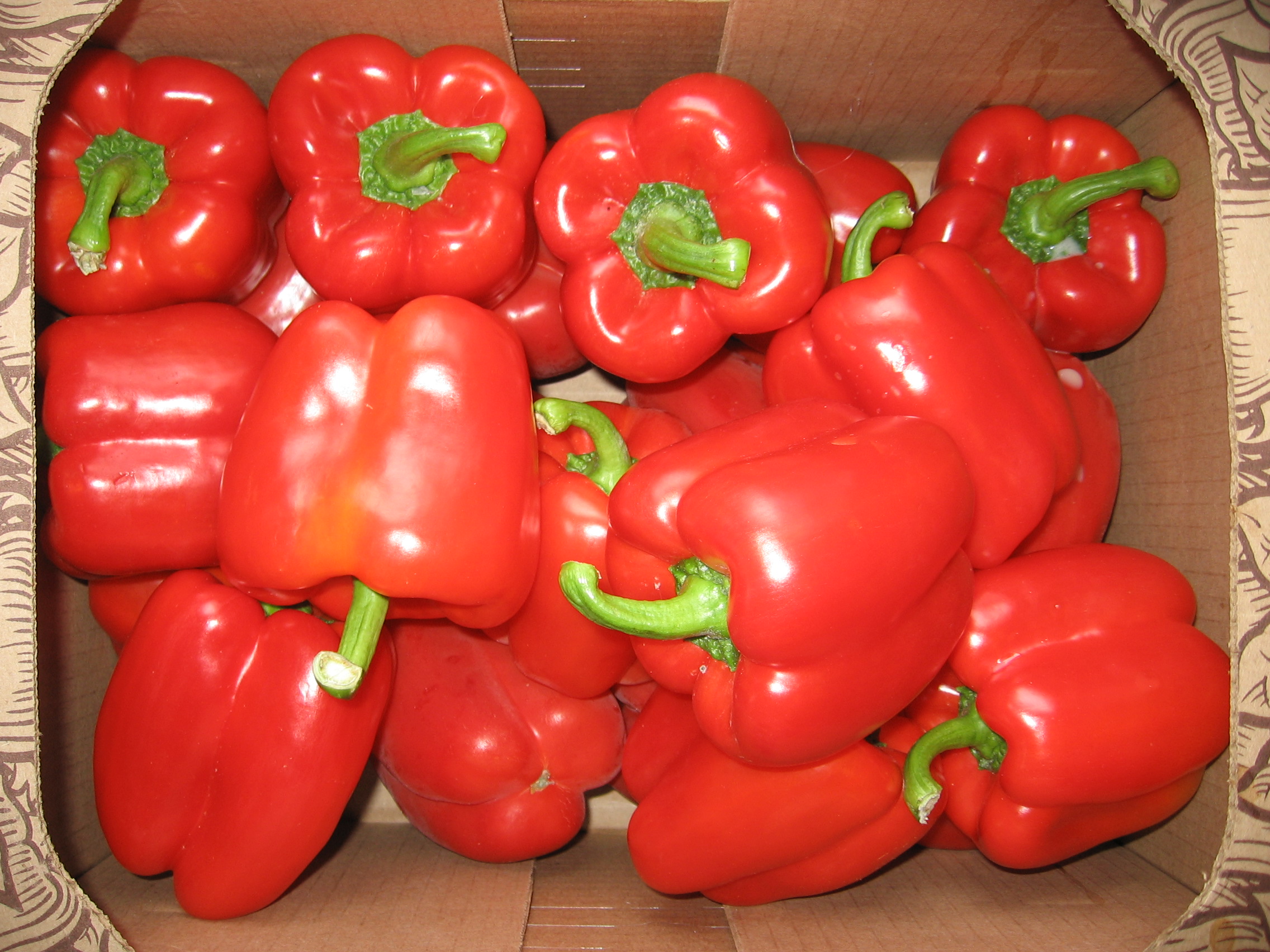 Red peppers