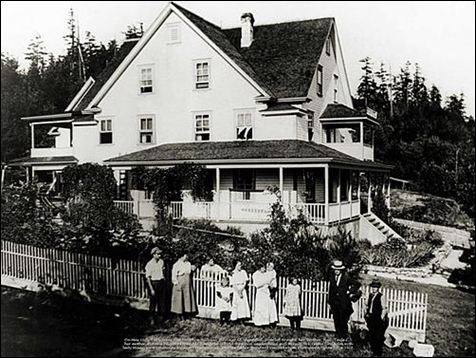 Historic photo of Orcas Hotel, Orcas Island WA