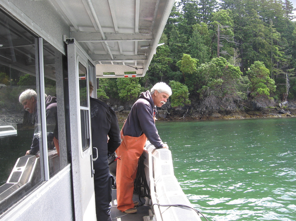 Eelgrass survey on Orcas Island