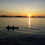 Sunset kayak on President Channel