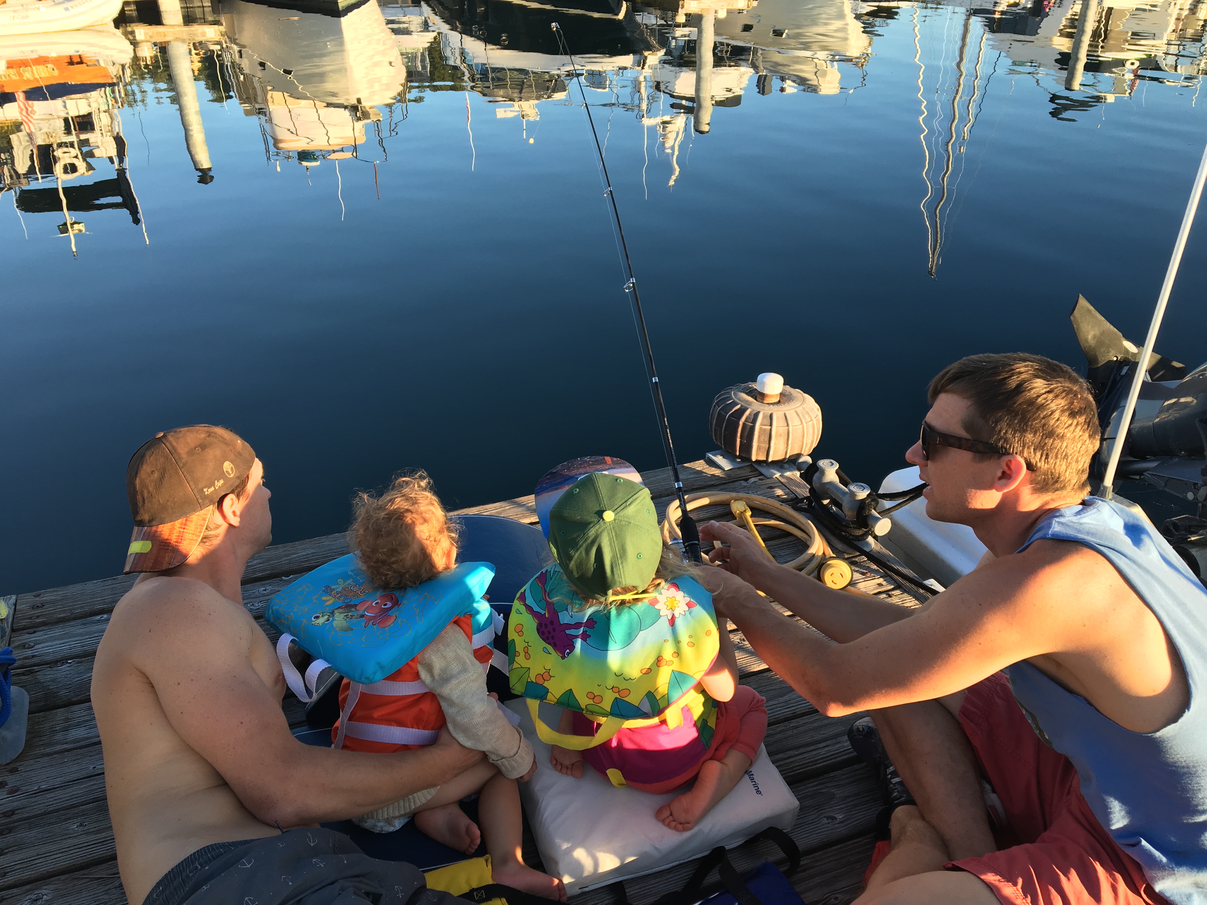 Beautiful day for kids to look for sea life