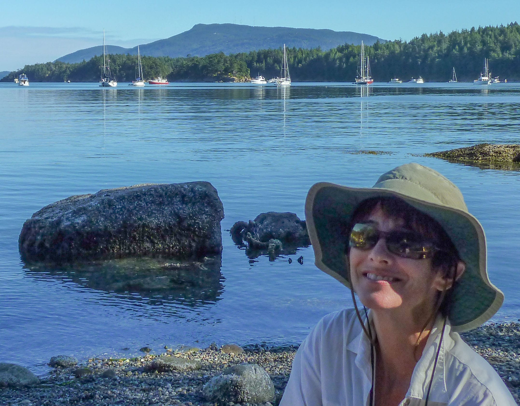 Sandi Friel at Sucia Island